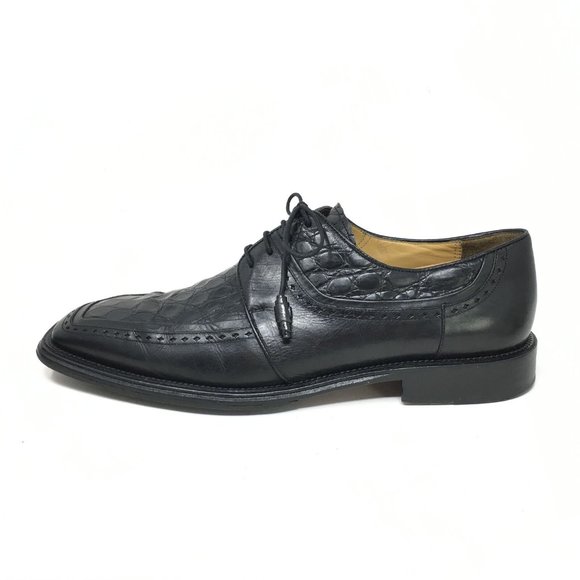 Mezlan Oxfords Shoes Size 9.5 Black Crocodile main image 9